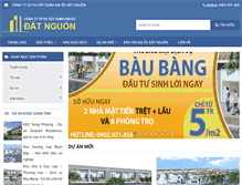 Tablet Screenshot of datnguon.com.vn